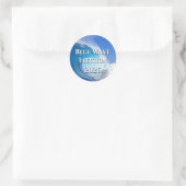 Blauwe Golfverkiezing 2026 Ronde Sticker (Tas)