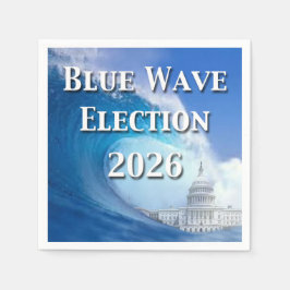 Blauwe Golfverkiezing 2026 Servet