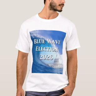 Blauwe Golfverkiezing 2026 T-shirt