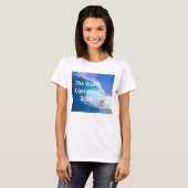 Blauwe golven aanpassen 2024 t-shirt (Voorkant volledig)