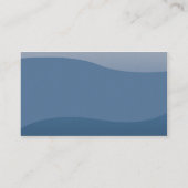 Blauwe golven - Bedrijven Visitekaartje (Achterkant)