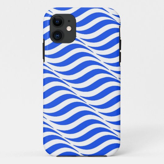 Blauwe golven Case-Mate iPhone case (Achterkant)