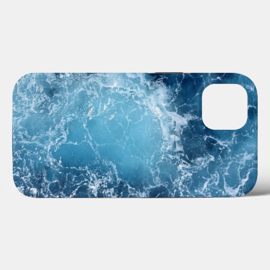 Blauwe golven Case-Mate iPhone case (Achterkant (horizontaal))