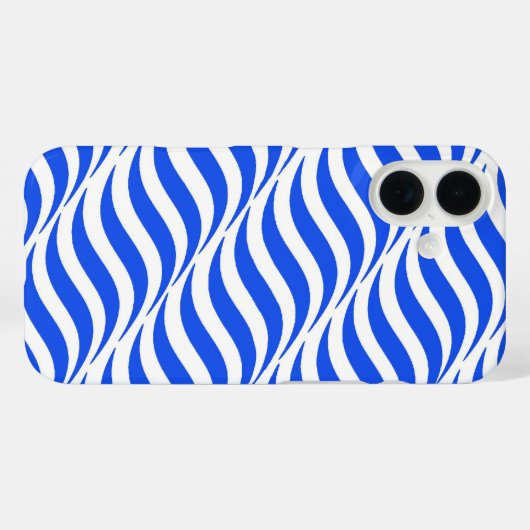 Blauwe golven Case-Mate iPhone case (Achterkant (horizontaal))