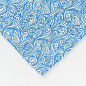 Blauwe golven deken (Hoek)