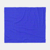 Blauwe golven deken (Voorkant (Horizontaal))