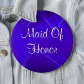 Blauwe golven gemaakt van eer ronde button 6,0 cm (In situ)