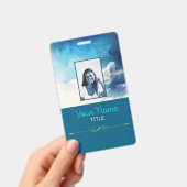 Blauwe Golven ID-label / Badge (Handheld)