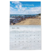 Blauwe golven inspirerende offerte fotografie kale kalender (Mar 2026)