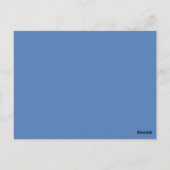 Blauwe Golven Lopy Heart Beach Modern Tafelnummer (Achterkant)