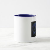 Blauwe golven Mok (Midden)