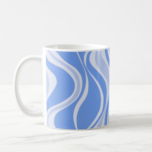 Blauwe Golven Mok (Links)
