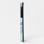 Blauwe golven, naadloos walvispatroon Case-Mate iPhone case (Achterkant/links)