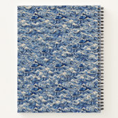 Blauwe Golven Notitieboek (Achterkant)