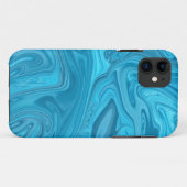 Blauwe golven schilderen | Beste abstracte schilde Case-Mate iPhone Case (Achterkant (horizontaal))