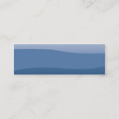Blauwe golven - Skinny Mini Visitekaartje (Achterkant)