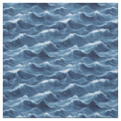 Blauwe golven stof (Swatch)