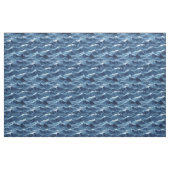 Blauwe golven stof (Fat Quarter)