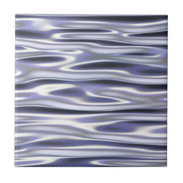 Blauwe golven tegeltje