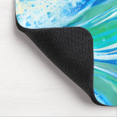 Blauwe golven voor Zee in de oceaan Muismat (Hoek)