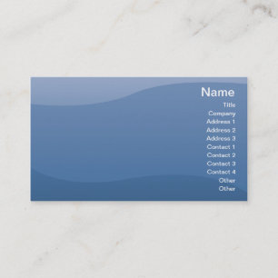 Blauwe Golven - Zaken Visitekaartje