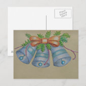 blauwe gordel briefkaart (Voorkant / Achterkant)