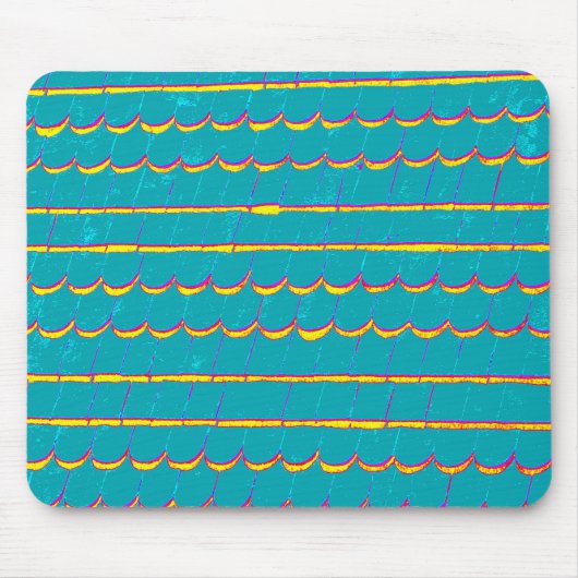 blauwe gordelroos muismat (Voorkant)