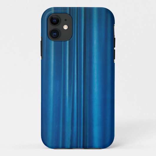 Blauwe gordijnen Case-Mate iPhone case (Achterkant)