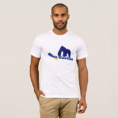 blauwe gorilla banana t-shirt (Voorkant volledig)