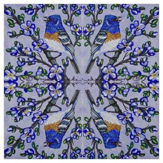 Blauwe Gors Stof (Swatch)