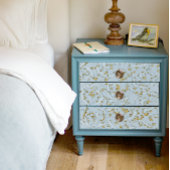 Blauwe gouddraai  patroon ontkoppeling tissuepapier