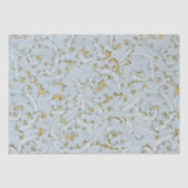 Blauwe gouddraai  patroon ontkoppeling tissuepapier (Voorkant)