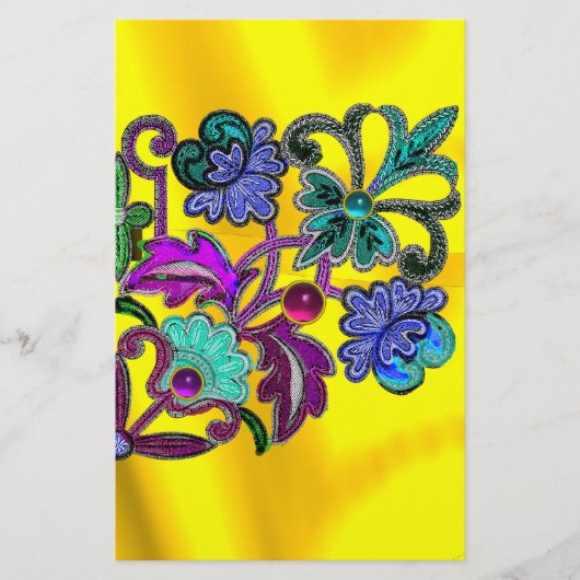 BLAUWE GOUDE VLOERZIJDE, VLOEREN, KLEURSTONEN BRIEFPAPIER (Voorkant)