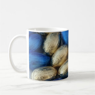 Blauwe gouden paaseieren, Mok