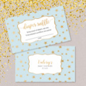 Blauwe gouden sterren, luidere kaart visitekaartje