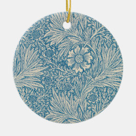 Blauwe Goudsbloemen (door William Morris) Keramisch Ornament