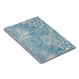 Blauwe Goudsbloemen (door William Morris) Notitieboek