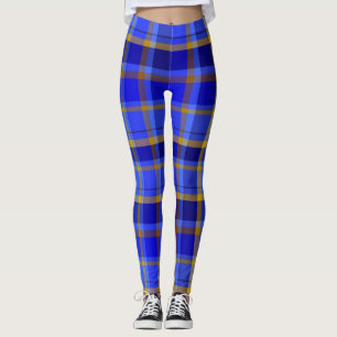 Blauwe/goudspeldenvrouwen Leggings