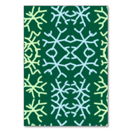 Blauwe gr sneeuwvlokken Kerstpatroon sneeuwpatroon Kaart