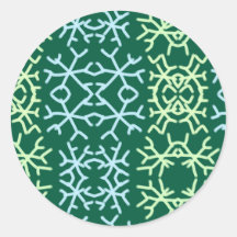 Blauwe gr sneeuwvlokken Kerstpatroon sneeuwpatroon