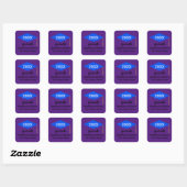 Blauwe gradatie Cap #1-3 Sticker (Vel)