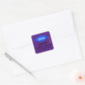 Blauwe gradatie Cap #1-3 Sticker (Envelop)
