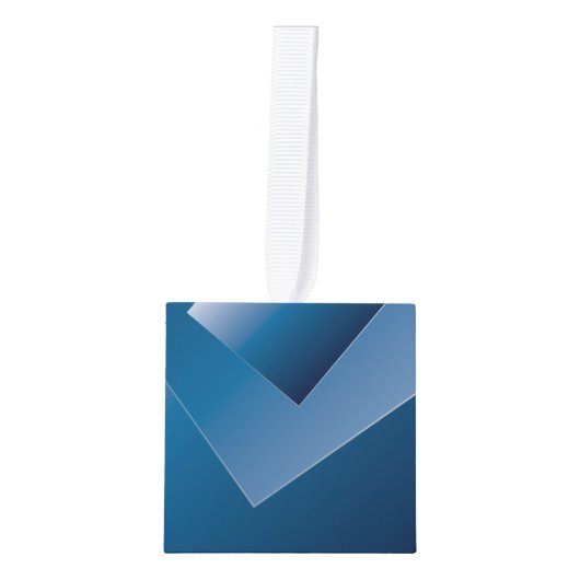 blauwe gradiënt 1 decoratie (Voorkant)