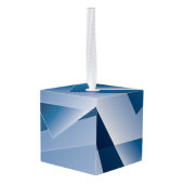 blauwe gradiënt 1 decoratie (Achter hoekig)