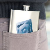 blauwe gradiënt 1 flacon (Voorbeeld)