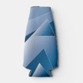 blauwe gradiënt 1 flesjeskoeler (Voorkant)