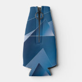 blauwe gradiënt 1 flesjeskoeler (Achterkant)