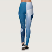 blauwe gradiënt 1 leggings (Achterkant)