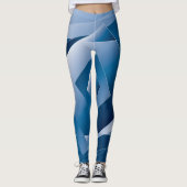 blauwe gradiënt 1 leggings (Voorkant)