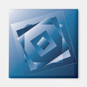 blauwe gradiënt 1 magneet (Voorkant)